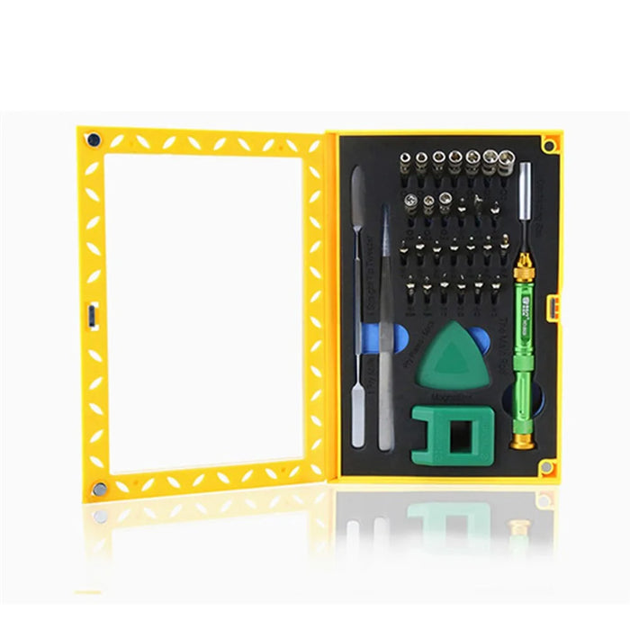 BEST BST-8929 Multi-function Screwdriver Set High Precision Screwdriver Kit with Tweezers Magnetizer Spudger - 4
