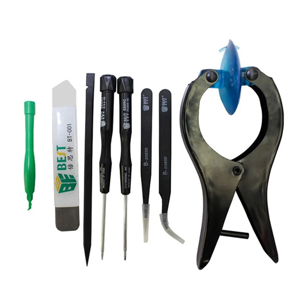 BEST BST-609 8 in 1 Multi-function Phone Disassemble Opening Maintenance Tool Set - 1