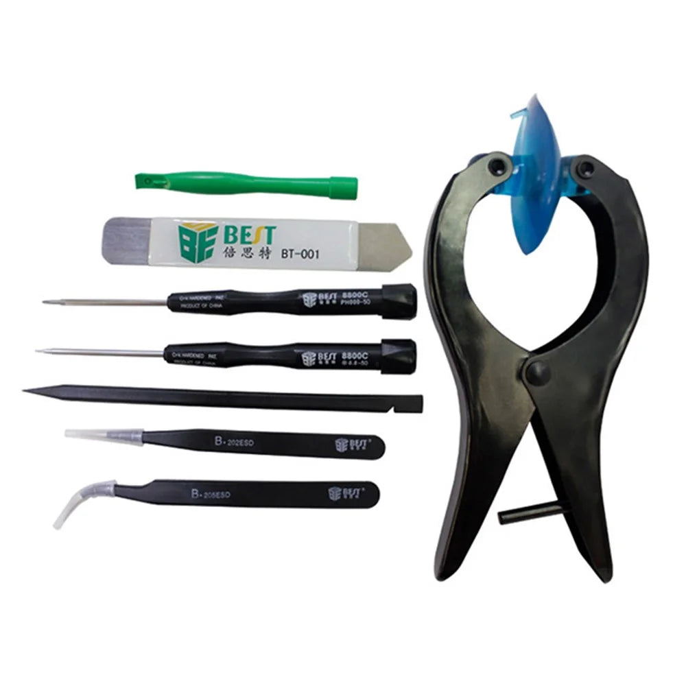 BEST BST-609 8 in 1 Multi-function Phone Disassemble Opening Maintenance Tool Set - 2