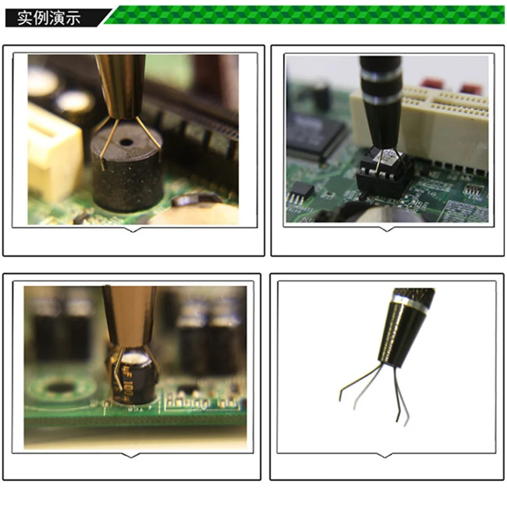 BEST BST-611 IC Chips Tiny Precise Components 4 Claws Pick-up Grabber Tool - 7