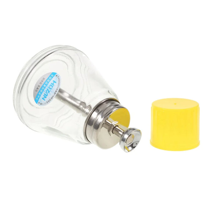 Cone Shape Alcohol Dispenser Glass Conical Pump Bottle 150ml for Mobile Phone Repair Cleaner - 4