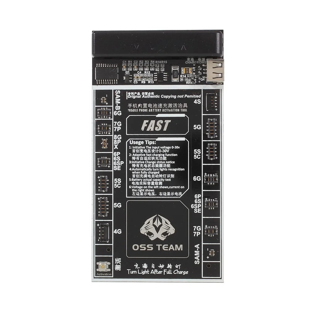 W218 Smart Phone Battery Fast Charging and Activated 2-in-1 Tool - 2