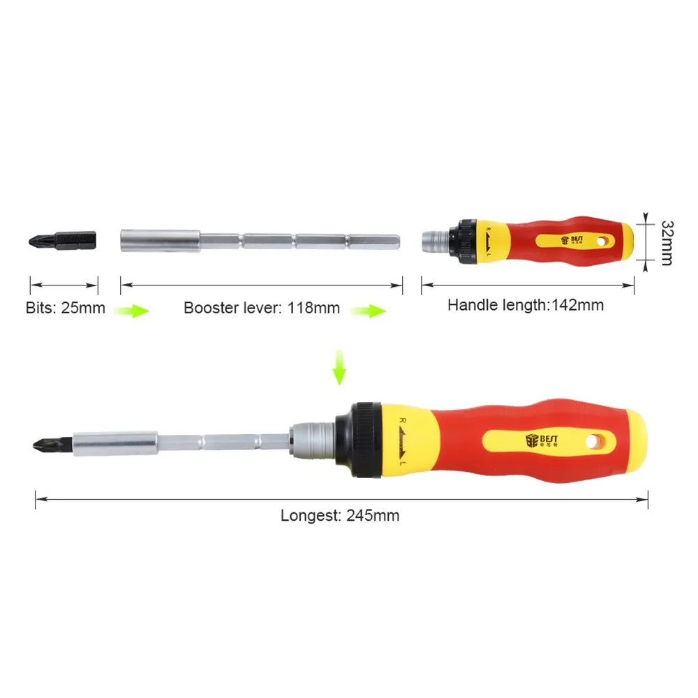 BEST BST-2028B 62-in-1 Screwdriver Set Precise Screwdriver Tool Set - 3