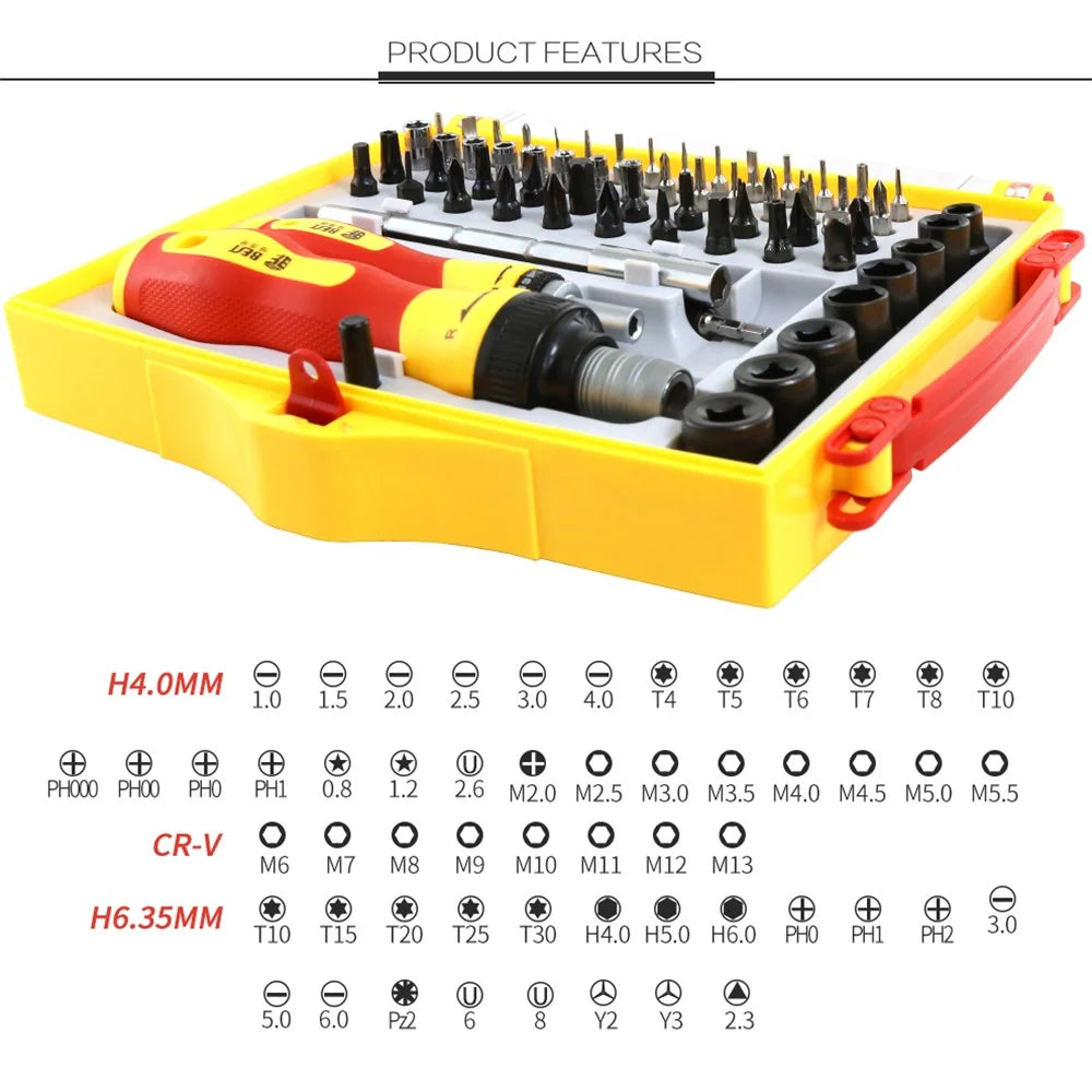 BEST BST-2028B 62-in-1 Screwdriver Set Precise Screwdriver Tool Set - 4