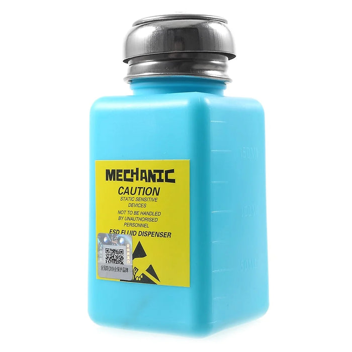 180ML Plastic Liquid Alcohol Bottle ESD Fluid Dispenser - Blue - 1