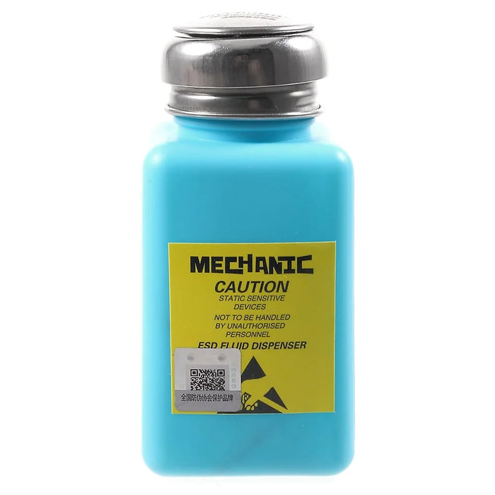 180ML Plastic Liquid Alcohol Bottle ESD Fluid Dispenser - Blue - 2