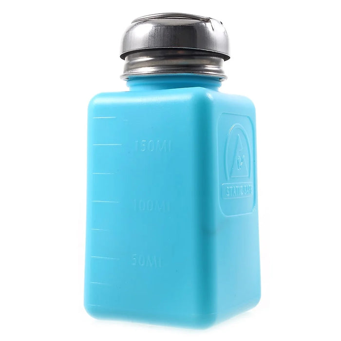 180ML Plastic Liquid Alcohol Bottle ESD Fluid Dispenser - Blue - 3