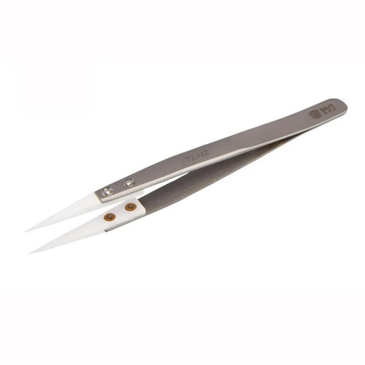 BEST BEST-72-MZ Precision Ceramic Tweezers 302 Stainless steel High Temperature Resistant Tweezers - 1