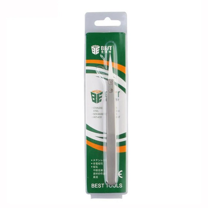 BEST BEST-72-MZ Precision Ceramic Tweezers 302 Stainless steel High Temperature Resistant Tweezers - 5