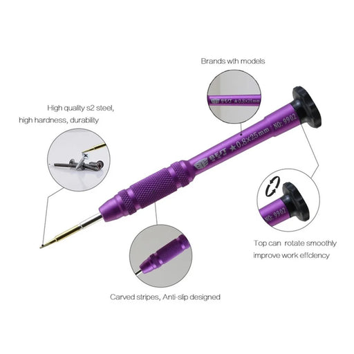 BEST BST-9902S 5 in 1 Precision Metal Screwdriver Set for iPhone 7/7 Plus/8/8 Plus/X/XS/XR/XS Max - 2