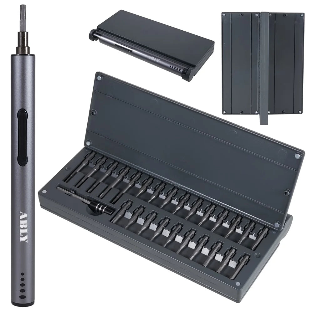 ZPJ1802A Lithium Battery Precision Electric Screwdriver Smart Repair Tool with 55 Screw Bits - 1