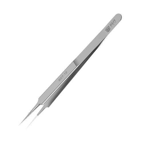 BST-19 Professional Jumper Wire Fingerprint Repair Stainless Steel Tweezers - 1