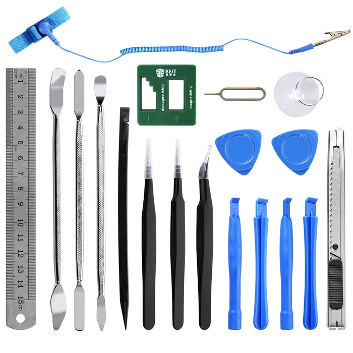 78-in-1 Professional Electronics Repair Tool Kit with Magnetizer Demagnetizer, Pliers, Repair Mat - 3