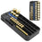 72 Various Sizes Holes Battery Organizer Storage Case with Removable Battery Tester - 1