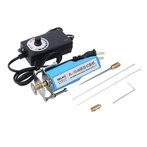 9+ Ample Power Cutting Glue Remover Machine (Voltage: 110-220V), with Motor - US Plug - 1