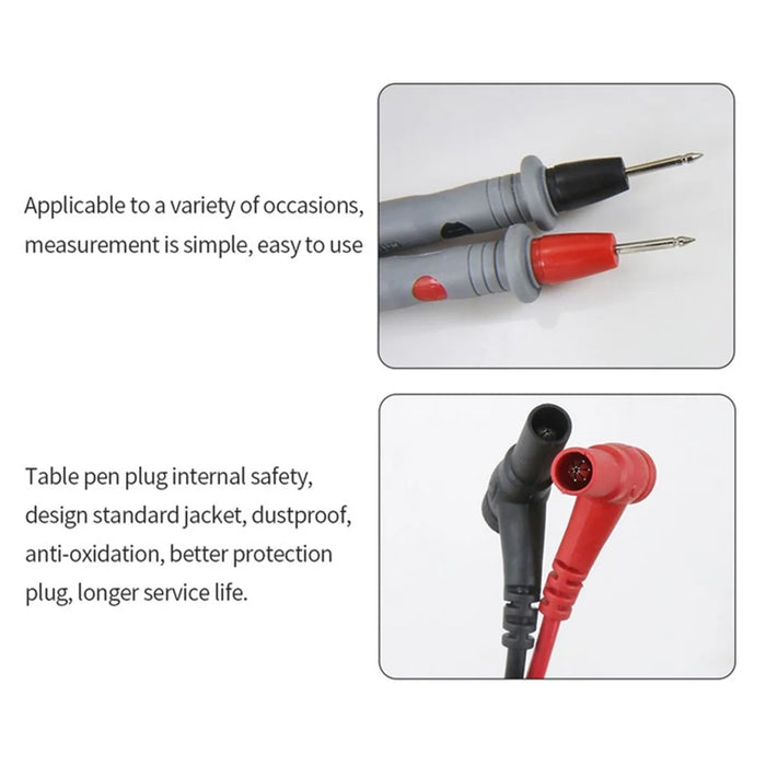 BEST 1000V 10A Digital Measuring Pen Probe Test Cable Measure Tool - 5