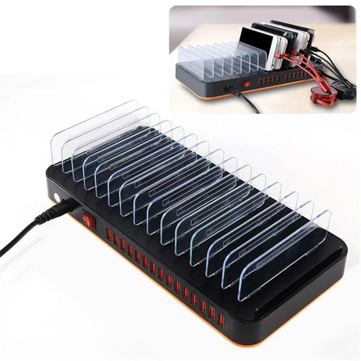 BEST 15 USB Ports Charging Station Charging Bracket for Phone Tablet - CN Standard Plug - 1