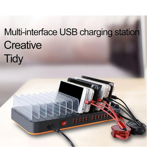 BEST 15 USB Ports Charging Station Charging Bracket for Phone Tablet - CN Standard Plug - 2