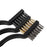 3-Pieces Wire Brush Set for Cleaning Welding Slag Rust and Outdoor Grills - 5
