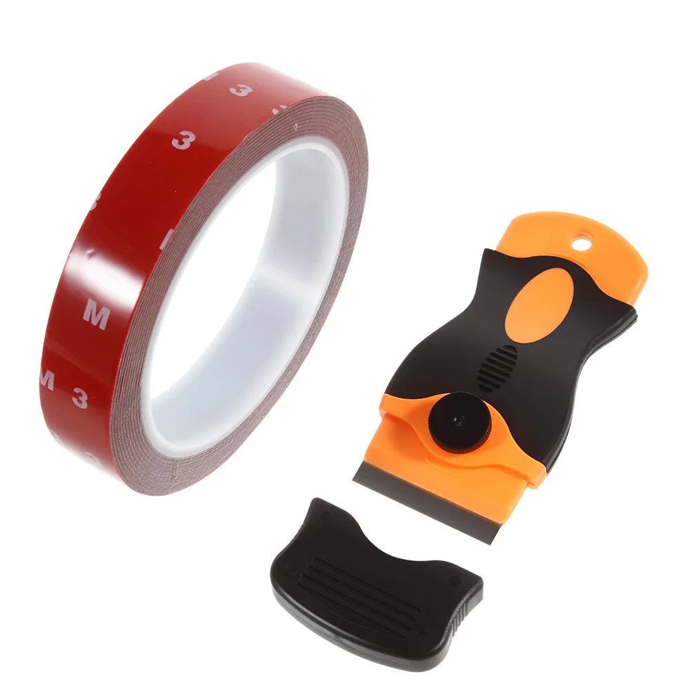 Adhesive Double Sided VHB Tape + Scraper Glue Remover - Width: 3cm - 1