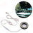 SS-033C 2-in-1 USB Adjustable LED Round Light with UV Oil Smoke DustProof Mirror for Microscope Dustproof - 1