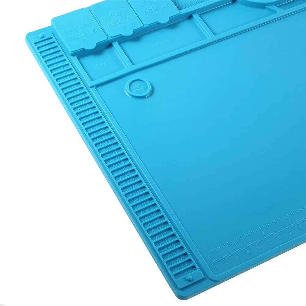 S-190 Silicone Pad Maintenance Platform Mat High Temperature Resistant Microscope Mount Plate - 3