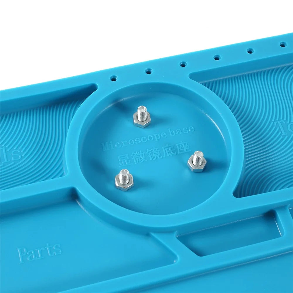 S-190 Silicone Pad Maintenance Platform Mat High Temperature Resistant Microscope Mount Plate - 5