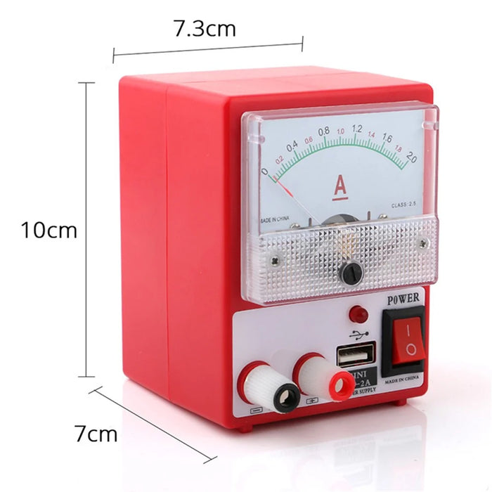 PM-2A Mini DC Power Supply Ammeter for Mobile Phone Repair Power Test Tools Set - 4