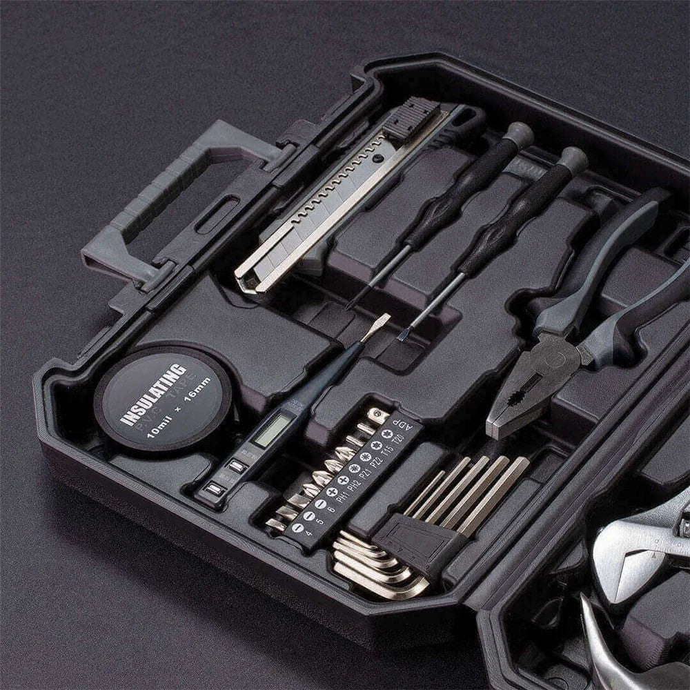 XIAOMI YOUPIN JIUXUN 60 in 1 Tool Kit Household Hand Tool with Screwdriver Wrench Hammer Toolbox (Chinese Version) - 2