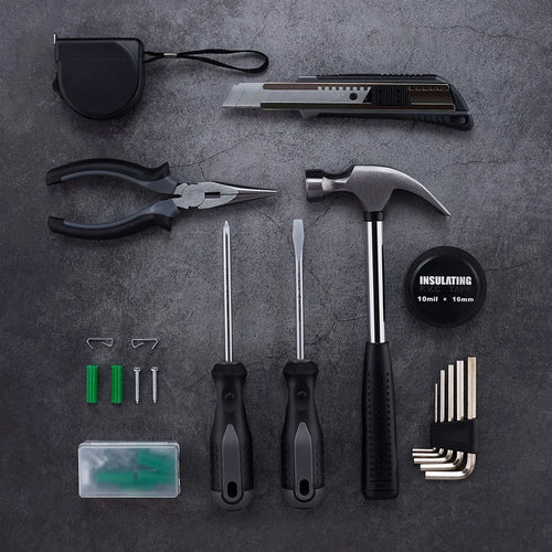 XIAOMI YOUPIN JIUXUN 12 in 1 Tool Kit Household Hand Tool with Screwdriver Wrench Hammer Toolbox (Chinese Version) - 1