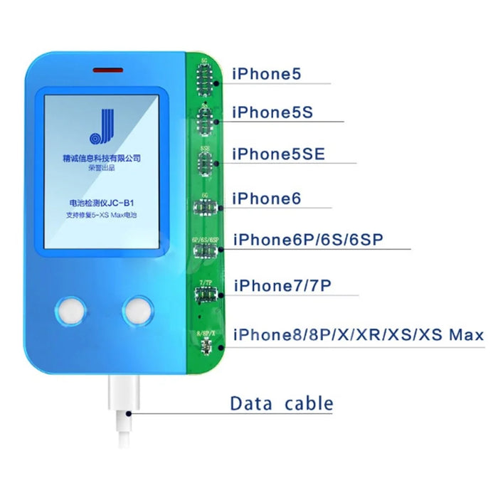 JC-B1 Battery Detector Tester for iPhone XS Max/XS/X/8 Plus/8/7 Plus/7/6s Plus/6s/6 Plus/6/5 SE/5s/5 - 3