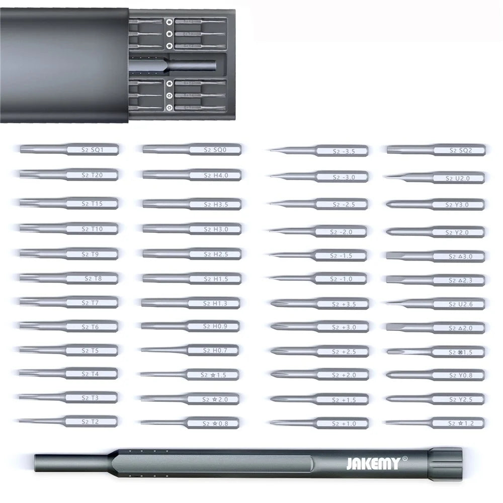 JAKEMY JM-8169 49 in 1 Precision Screwdriver Set Multifunctional Screwdriver Bits Set Screwdriver Head Repair Tool Kit - 1