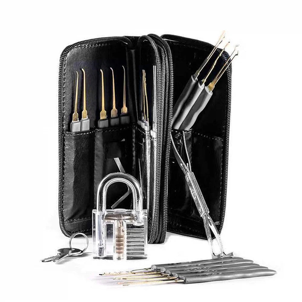 26 PCS Padlock Locksmith Training Initial Exercise Kit Lock Unlocking Tool - 1