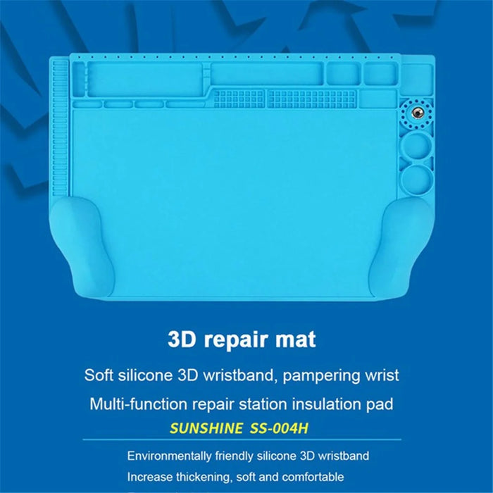 Heat Insulation Silicone Pad Soldering Station Mat Maintenance Platform for Phone Repair - 4