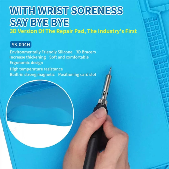 Heat Insulation Silicone Pad Soldering Station Mat Maintenance Platform for Phone Repair - 5