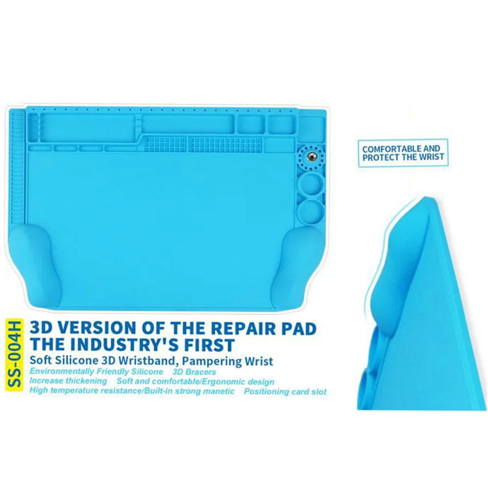 Heat Insulation Silicone Pad Soldering Station Mat Maintenance Platform for Phone Repair - 7