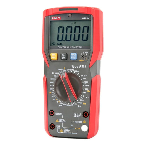 UNI-T UT89X Digital Multimeter True RMS Tester AC DC Voltmeter Ammeter 1000V 20A Capacitance Frequency Resistance LED Measure - 1