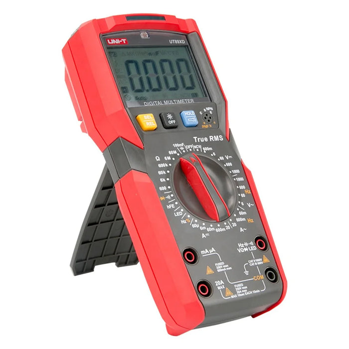 UNI-T UT89X Digital Multimeter True RMS Tester AC DC Voltmeter Ammeter 1000V 20A Capacitance Frequency Resistance LED Measure - 4