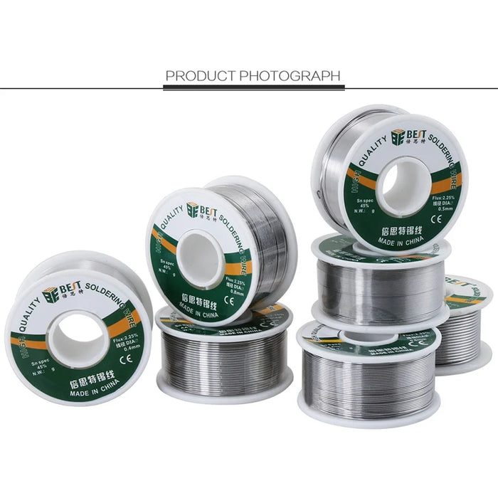 BEST Sn60Pb40 Flux Core Solder Wire - 0.3mm x 100g - 6