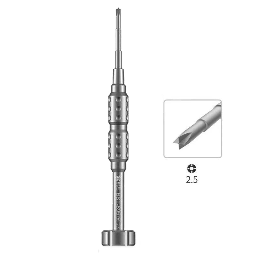 BST-895 Mobile Phone Maintenance Disassemble Screwdriver Strong Adsorption Batch Header - Phillips 2.5mm - 2
