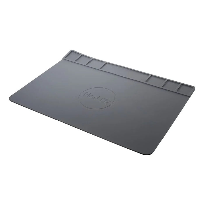 Professional Magnetic Screw Keeper Silicone Mat Cell Phone Maintenance Platform - Grey - 2
