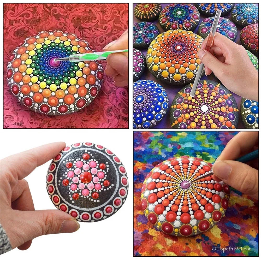 38Pcs / Set Ceramic Pottery Clay Ball Draw Painting Polymer Sculpture Tool Set - 2