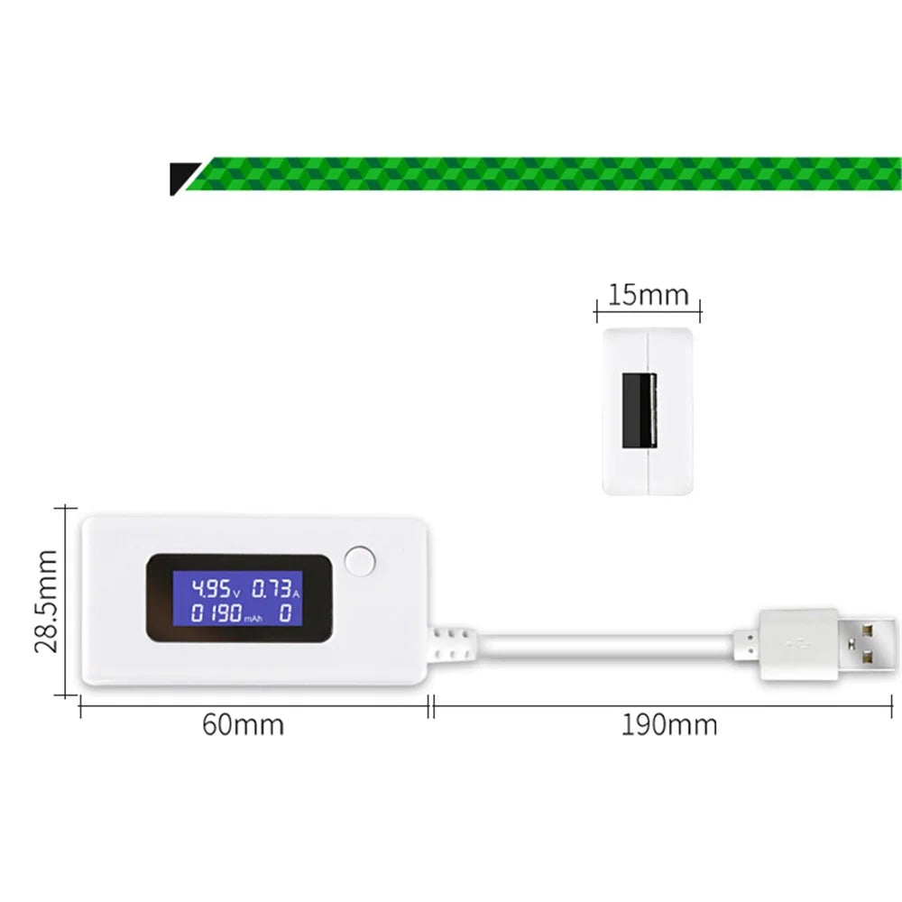 BEST BST-U1 LCD USB Detector Voltage Current Capacity Tester - 4