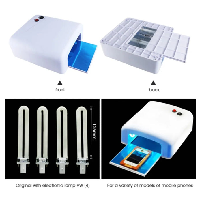 BEST BST-818 Finger UV LED Gel Lamp Nail Dryer Electric Led Nail UV Lamp 220V - EU Plug - 6