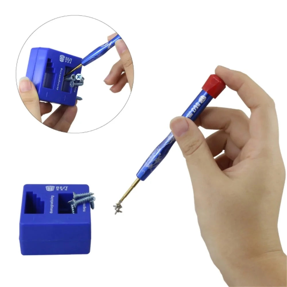 BST-016 Magnetizer Demagnetizer Tool Screwdriver Magnetic Pick Up Tool (Random Color) - 5