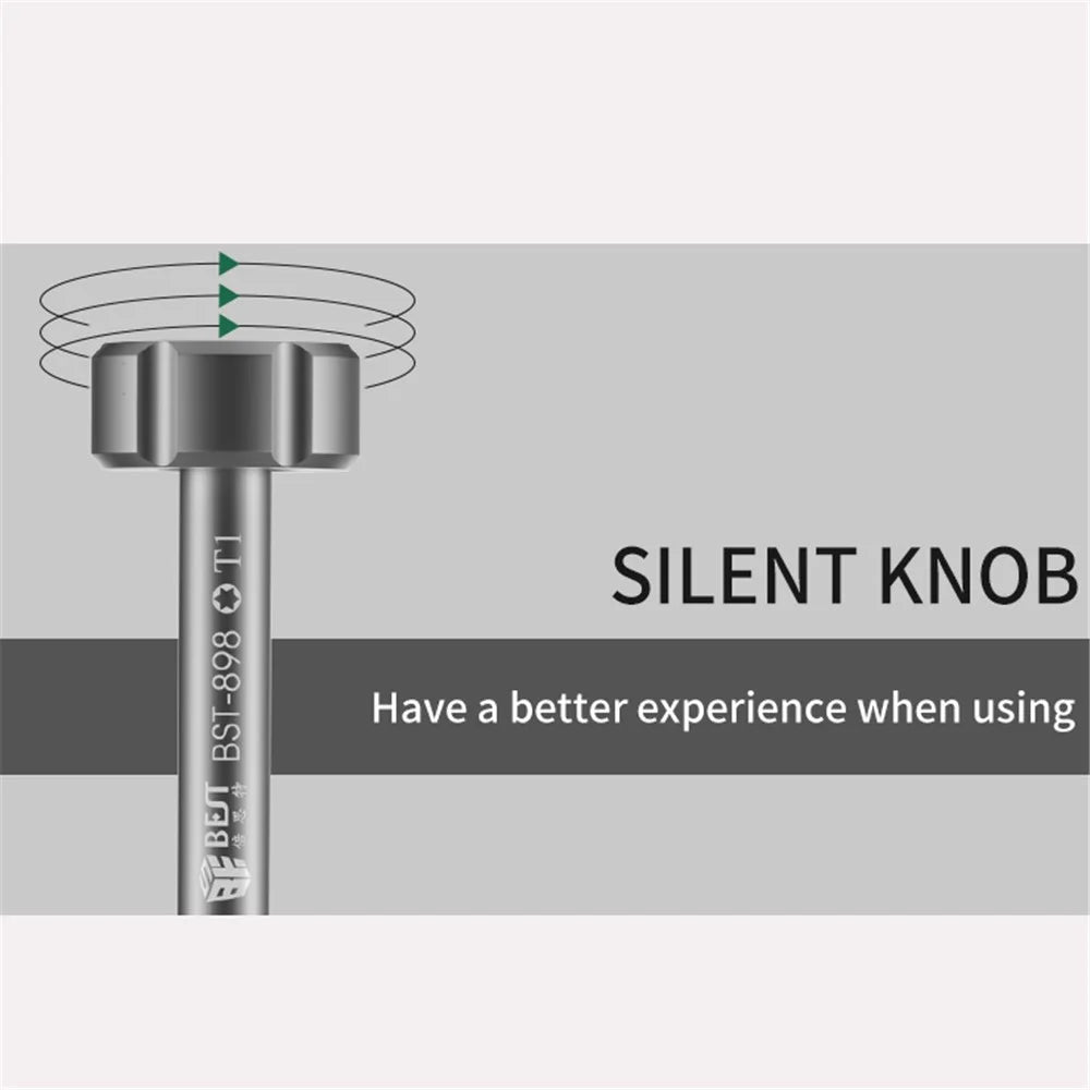 BST-898 Professional Precise Screwdriver Anti-slip Handle - Philips 1.5 - 5