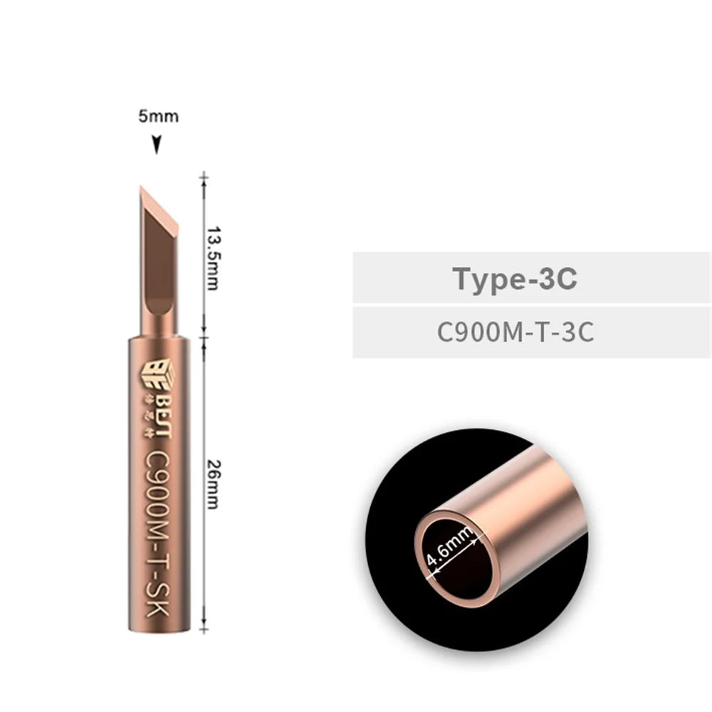 BST-900M-T Professional Pure Copper Soldering Iron Tip - 2