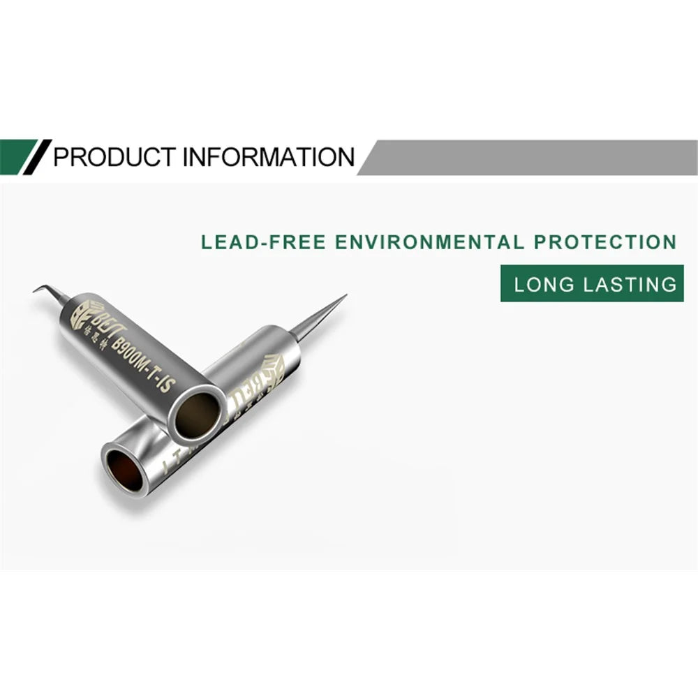 BST-B900M Flying Wire Soldering Iron Head - Straight Head - 2