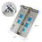BEST BST-001D Stainless Steel Circuit Board PCB Holder Fixture Work Station for Chip Repair Tools - Silver - 2