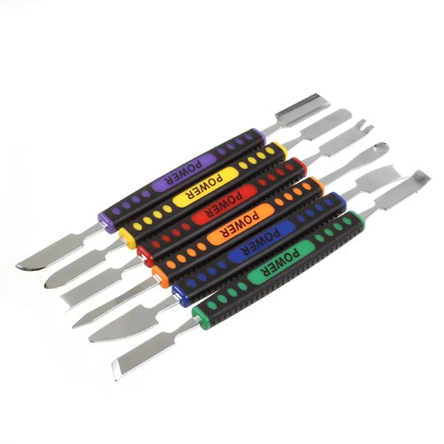 6PCS Dual Ends Metal Spudger Set for Mobile Phone Prying Opening Repair Tool Kit - 1